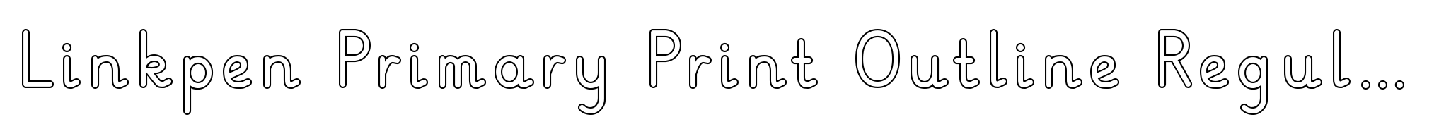Linkpen Primary Print Outline Regular image